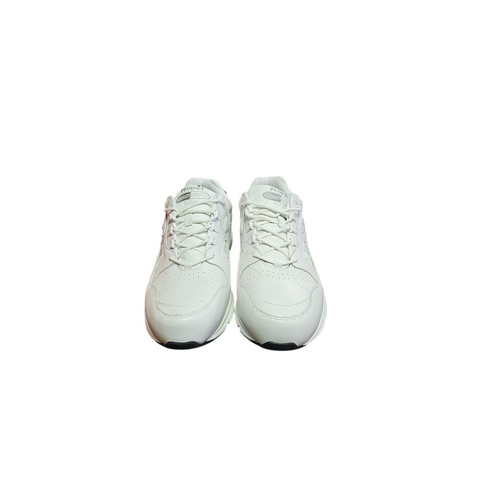 Propet Stability Walker Mens 13 XX 5E White Leather Walking Shoes M2034